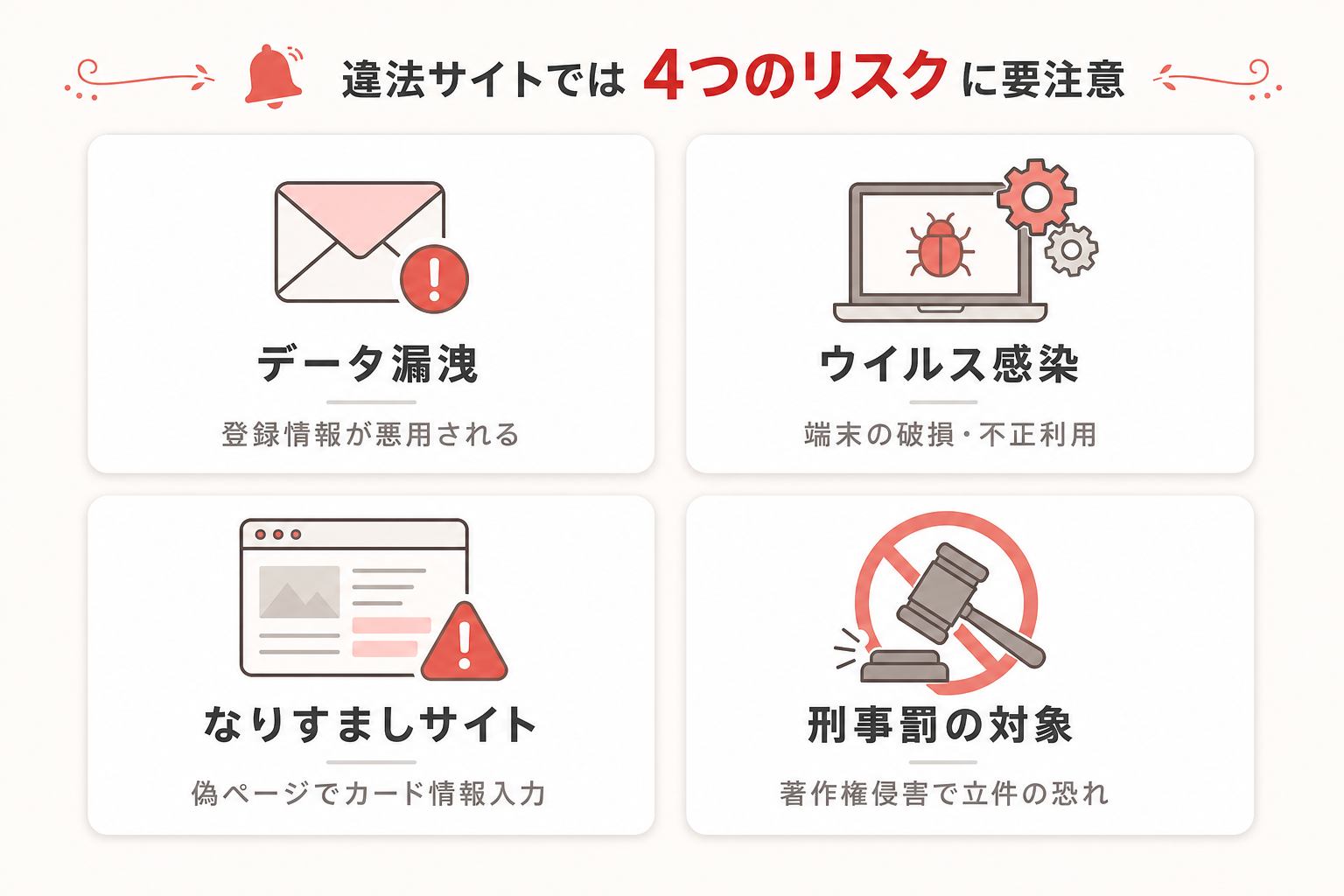 セフレはアリ、恋はナシ！のはずが、遊び人同期が本気で落としにきます の違法サイトリスク図解